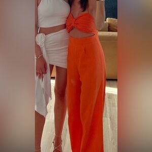 Revolve linen jumpsuit